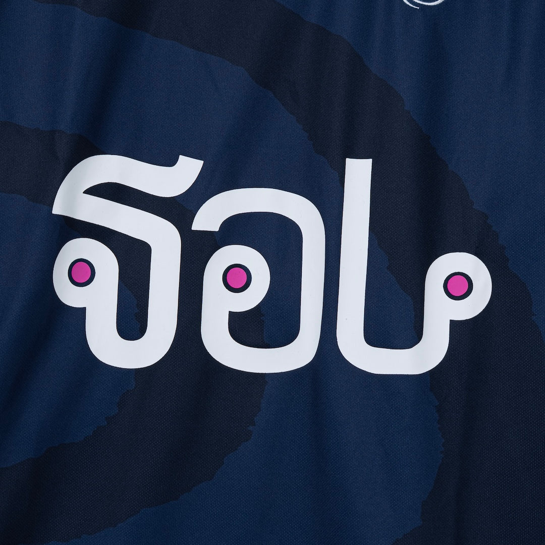Thai logo Soccer Shirts (NAVY)