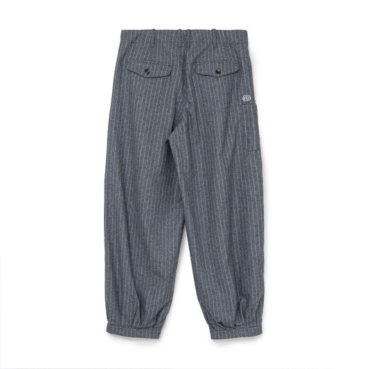 Pin-Stripe Balloon Pants (GRAY)