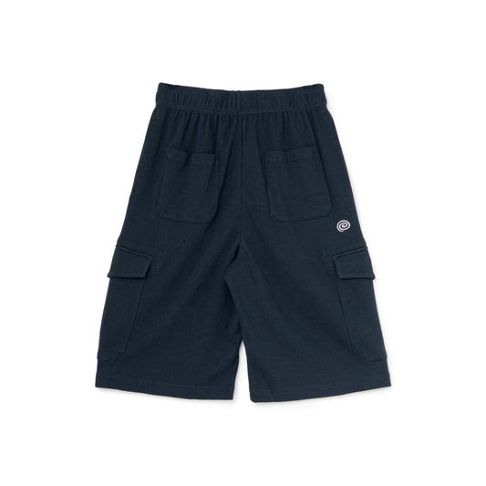 Waffle Cargo Shorts (NAVY)
