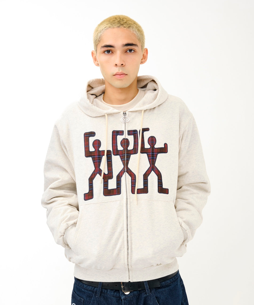3guys Padded Zip Hoodie (OATMEAL) – SOL soonerorlater