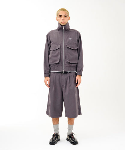 Cotton Ripstop Utility Jacket (GRAY)