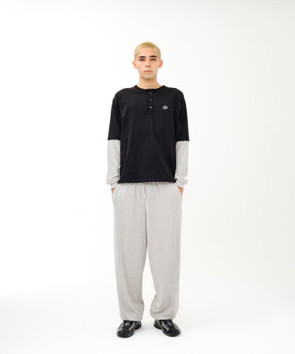 Fake Layered Tee (BLACK)