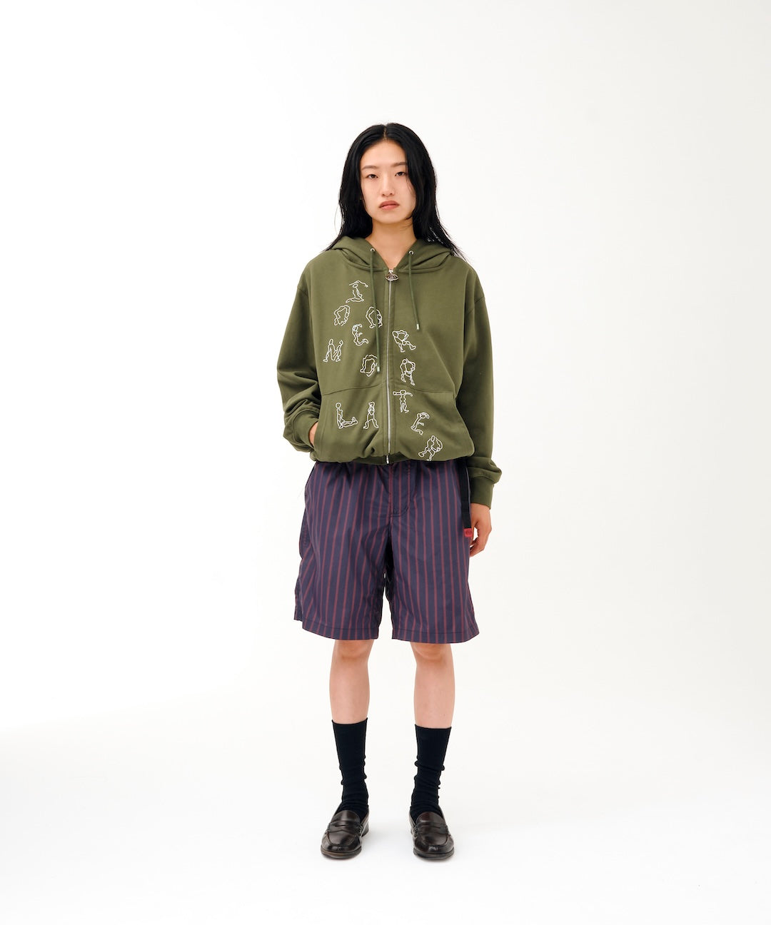 Yoga Zip Hoodie (GREEN)