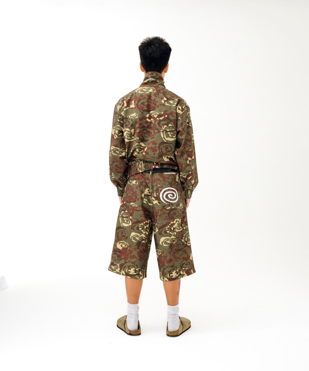 Cotton Ripstop Baggy Shorts (CAMO)