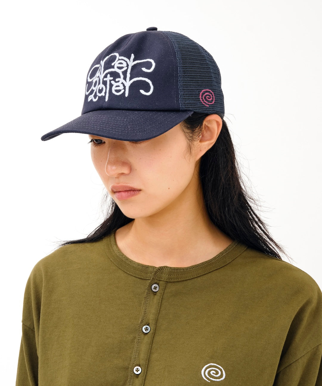 Stem Logo Mesh Cap (NAVY)