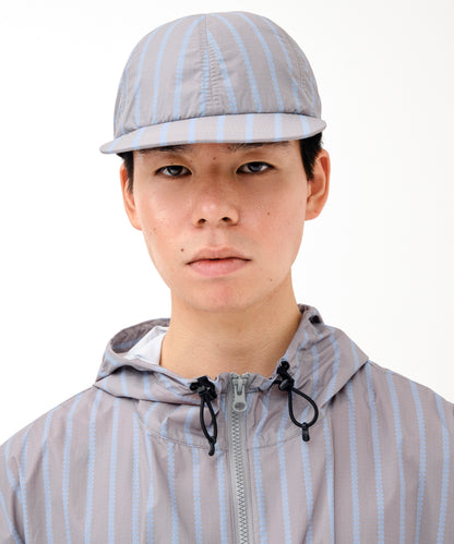 Stripe Nylon Soft Cap (GRAY)