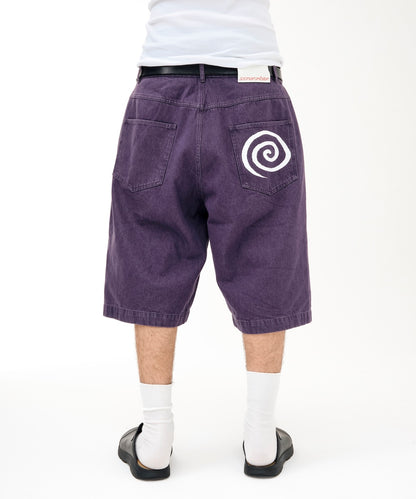 GuruGuru Denim Shorts (PURPLE)