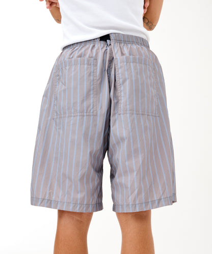 Stripe Nylon Easy Shorts (GRAY)