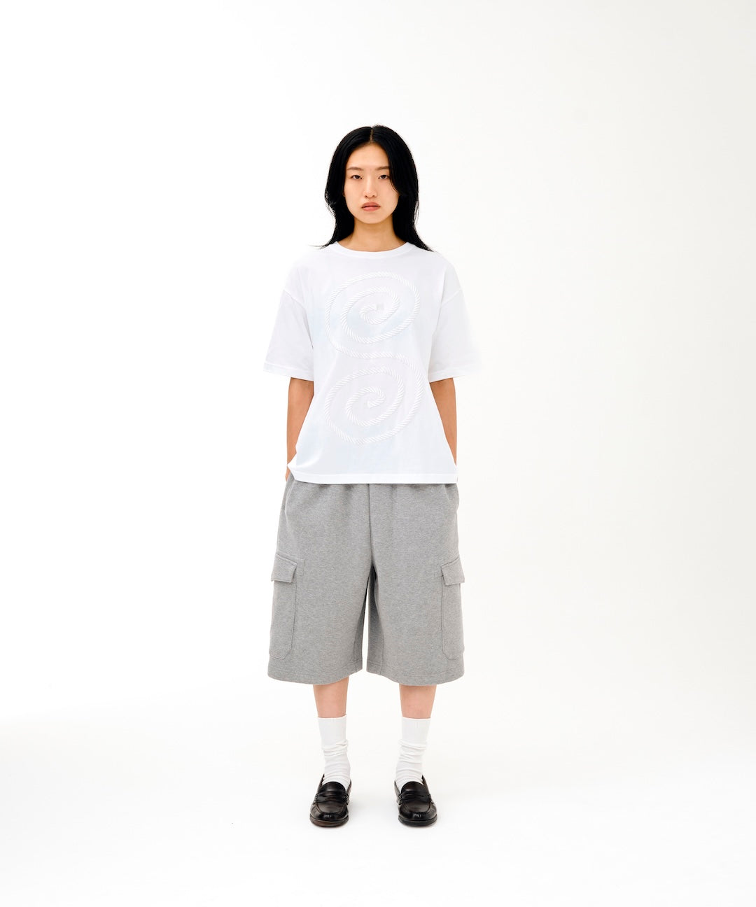 Rope Logo Tee (WHITE)