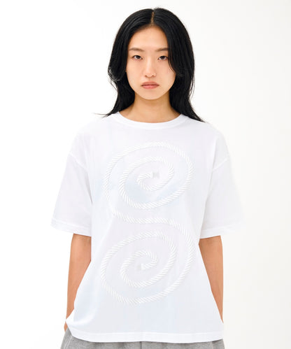 Rope Logo Tee (WHITE)