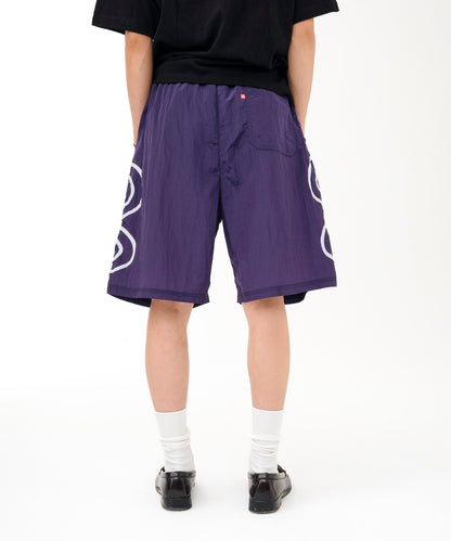 Rope Logo Swim Shorts (PURPLE)