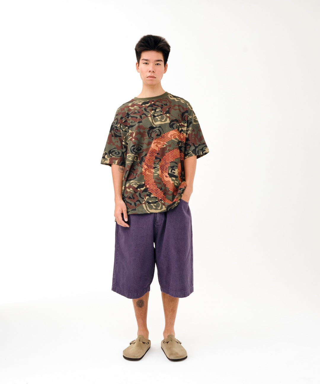 トップス soonerorlater Cross GuruGuru Tee (CAMO) Cross GuruGuru Tee (CAMO) – SOL soonerorlater