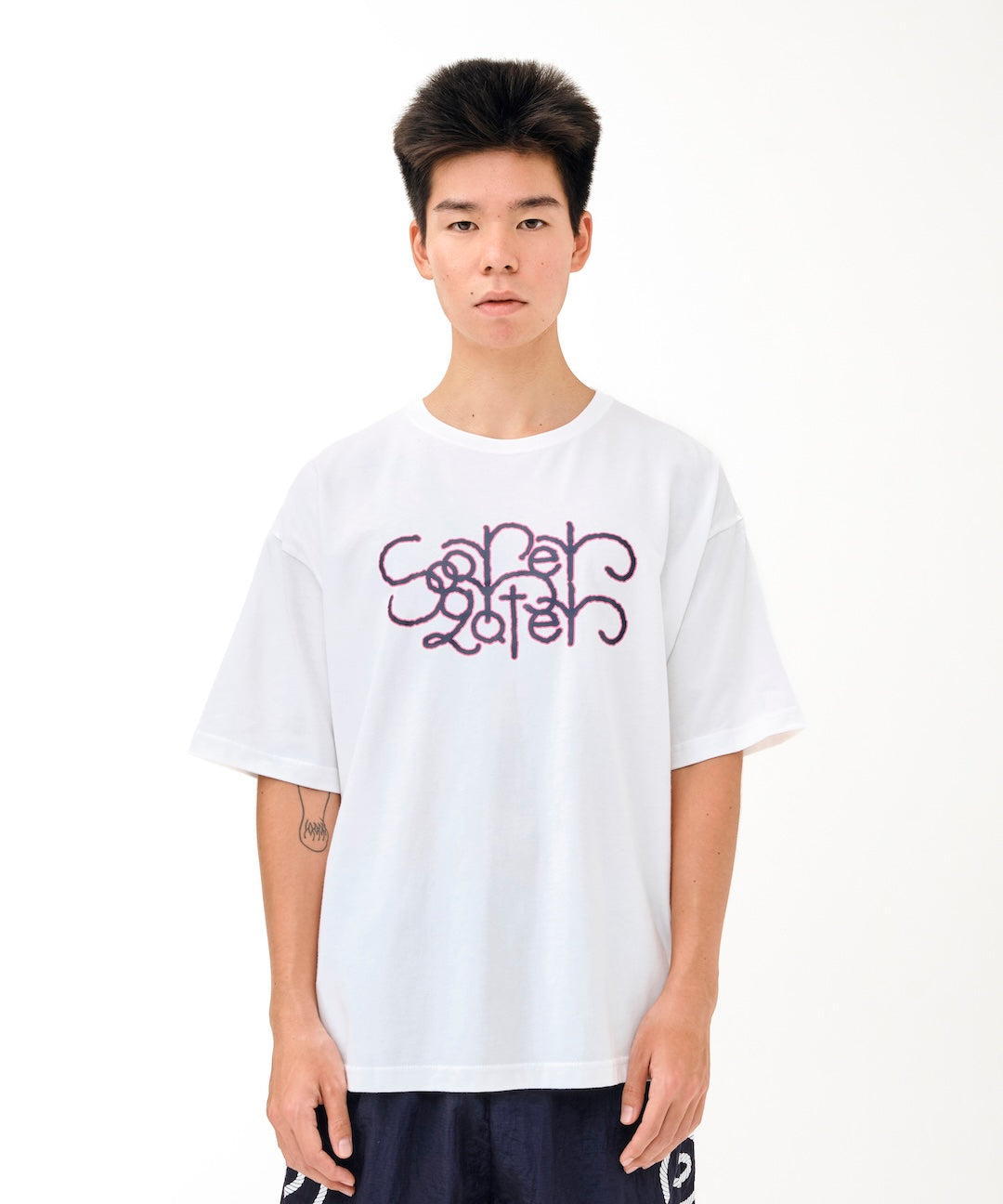 トップス sol soonerorlater Stem Logo Tee WHITE M sol soonerorlater Stem Logo Tee WHITE M
