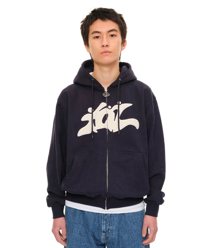 3Guys Zip Hoodie (NAVY)