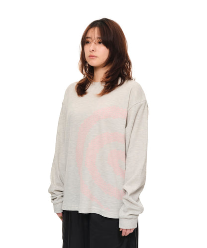 Cross GuruGuru Waffle L/S Tee (GRAY)