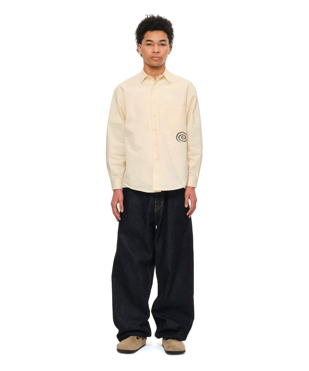 Cotton Twill Shirt (IVORY)