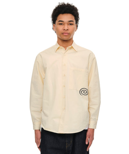 Cotton Twill Shirt (IVORY)
