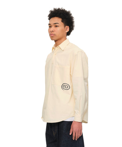 Cotton Twill Shirt (IVORY)