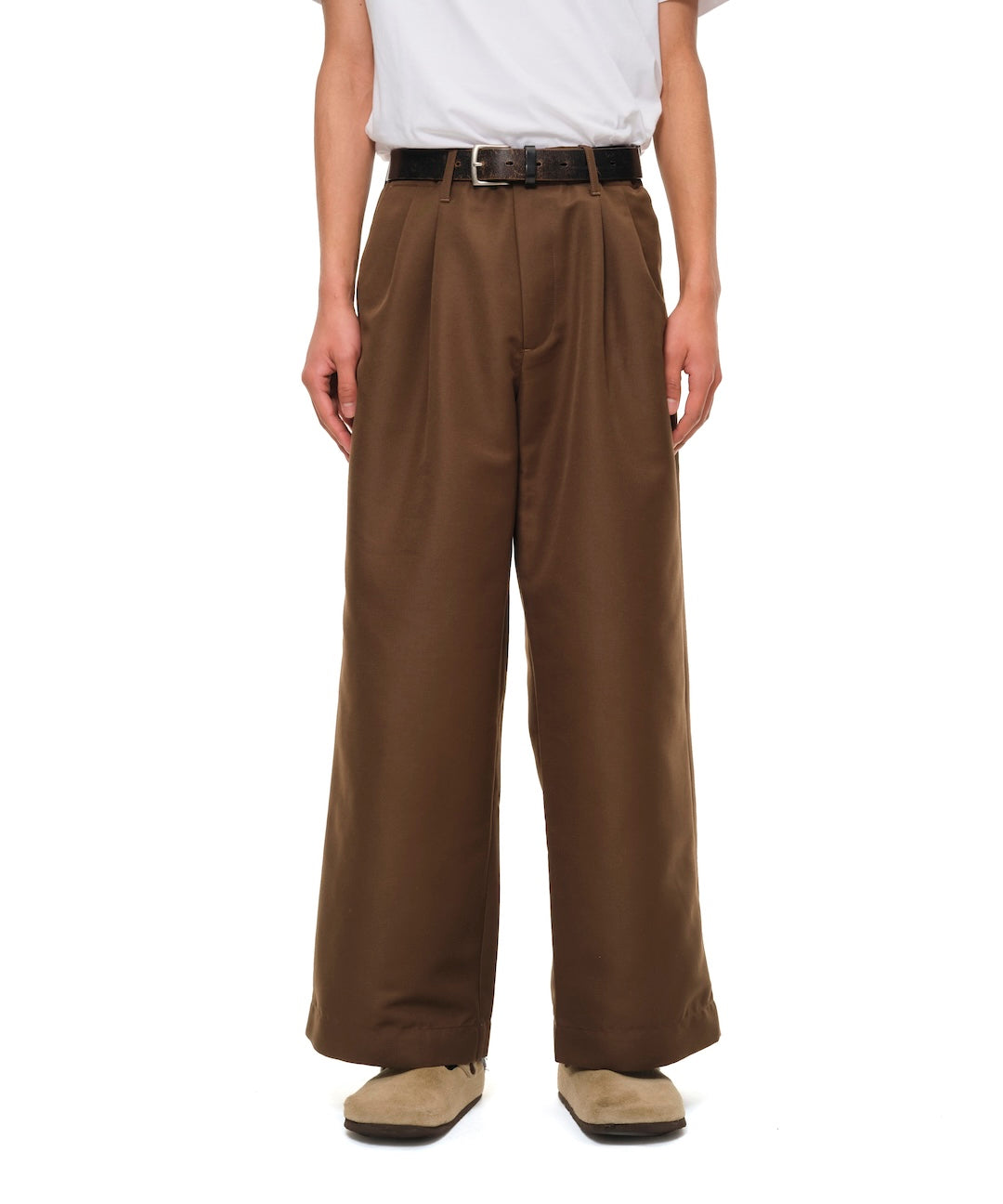 2-Tuck Painter Pants (BROWN)