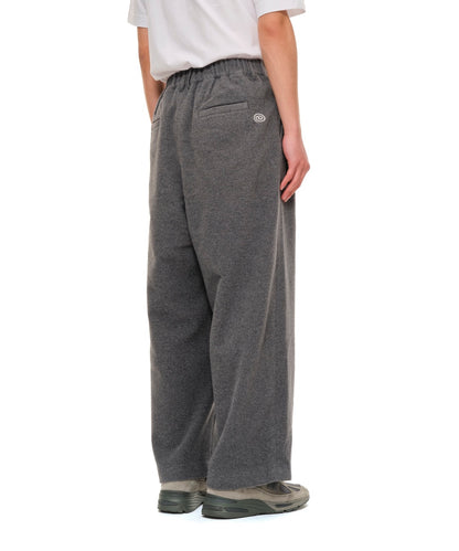 Wool-Blend Easy 2-Tuck Pants (GRAY)