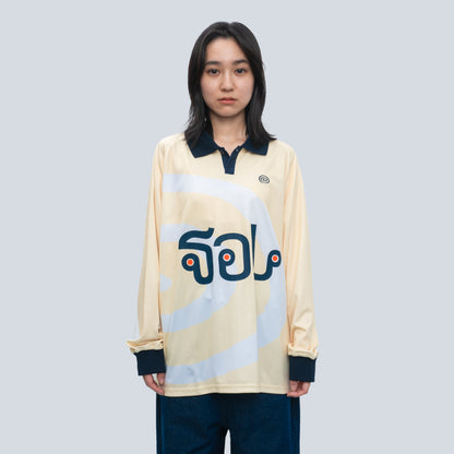 Thai logo Soccer Shirts (CREAM)
