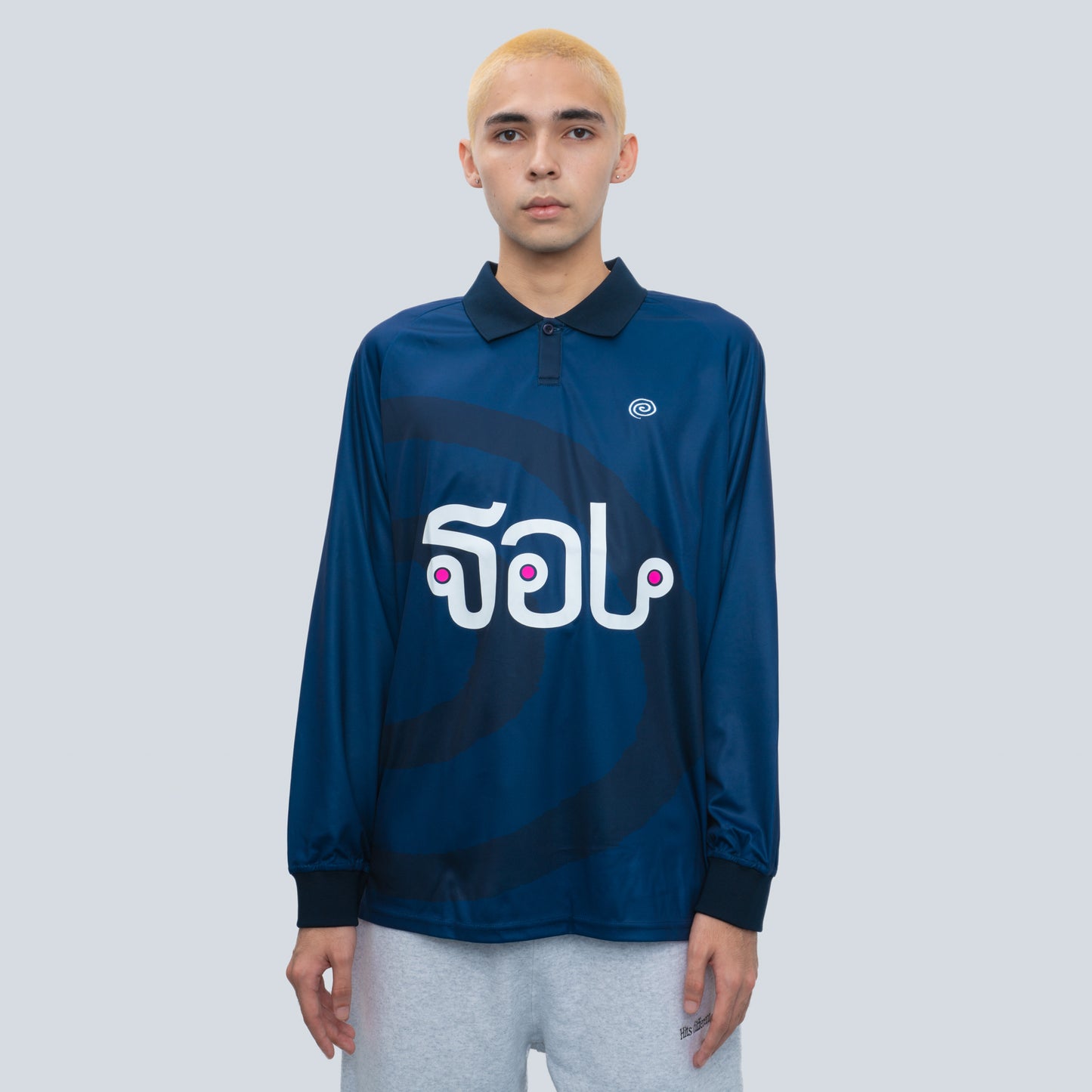 Thai logo Soccer Shirts (NAVY)