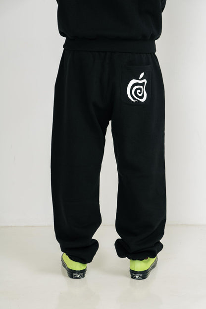 Apple Sweatpants (BLACK)