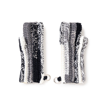 Hand-knitted Fingerless Gloves (GRAY MIX)