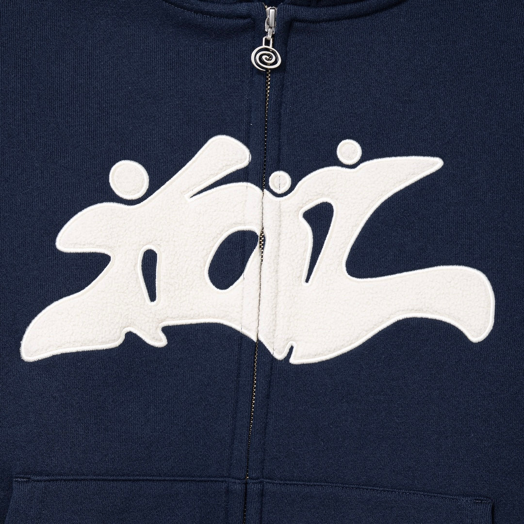 3Guys Zip Hoodie (NAVY)