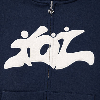 3Guys Zip Hoodie (NAVY)