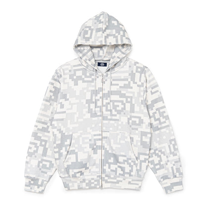 D-Camo Zip Hoodie (GRAY CAMO)