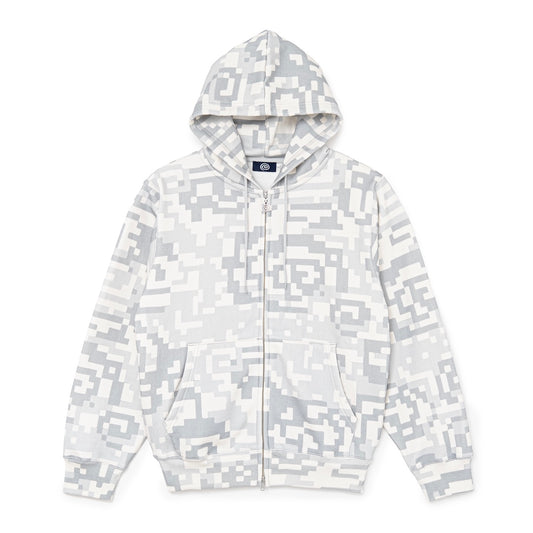 D-Camo Zip Hoodie (GRAY CAMO)