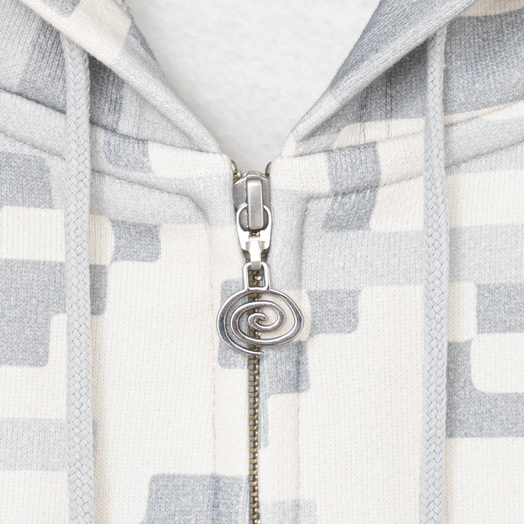 D-Camo Zip Hoodie (GRAY CAMO)