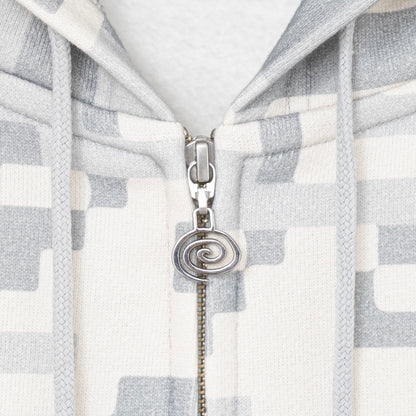 D-Camo Zip Hoodie (GRAY CAMO)