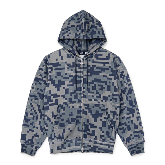 D-Camo Zip Hoodie (NAVY CAMO)