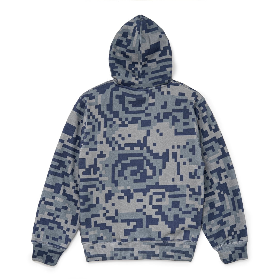 D-Camo Zip Hoodie (NAVY CAMO)