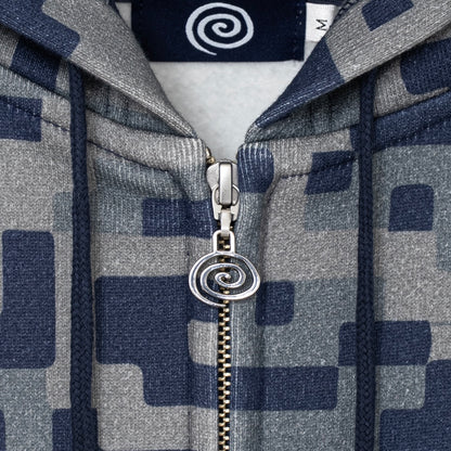 D-Camo Zip Hoodie (NAVY CAMO)