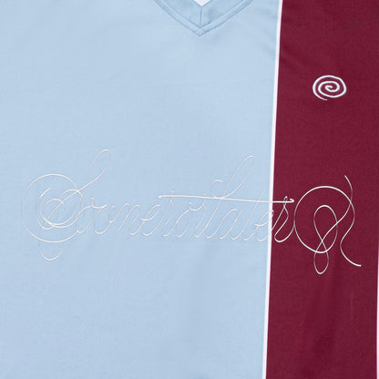 Cursive Logo Soccer Shirt (LIGHT BLUE)