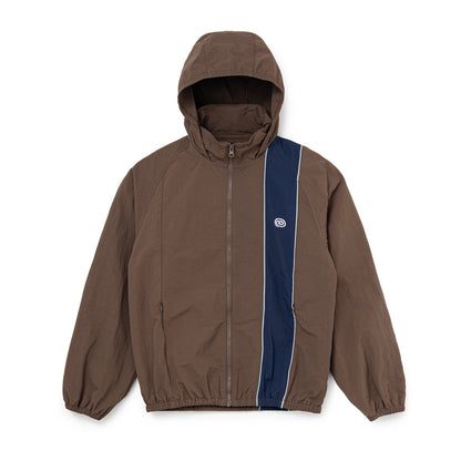 Nylon Track Jacket (BROWN)