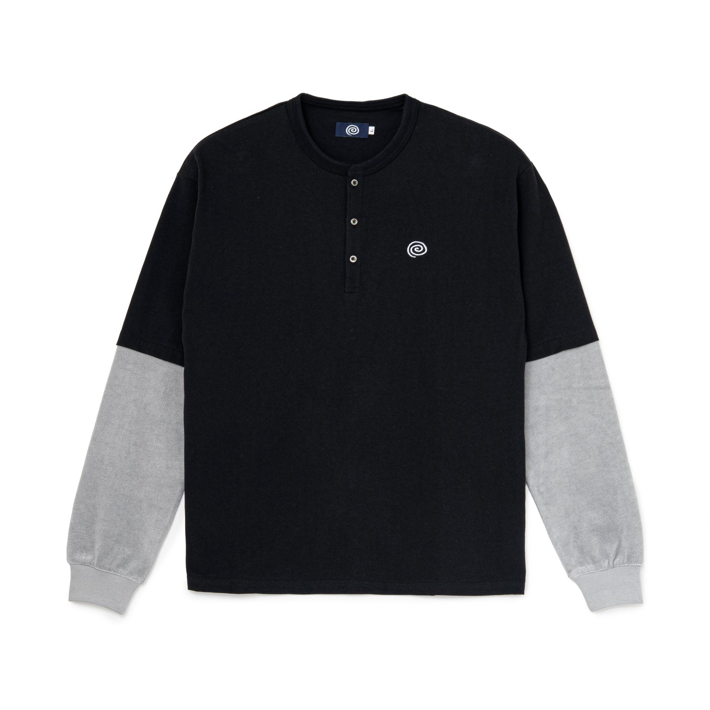 Fake Layered Tee (BLACK)