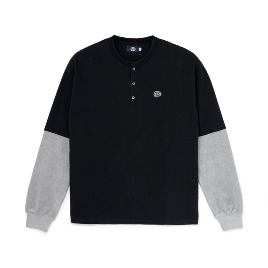 Fake Layered Tee (BLACK)