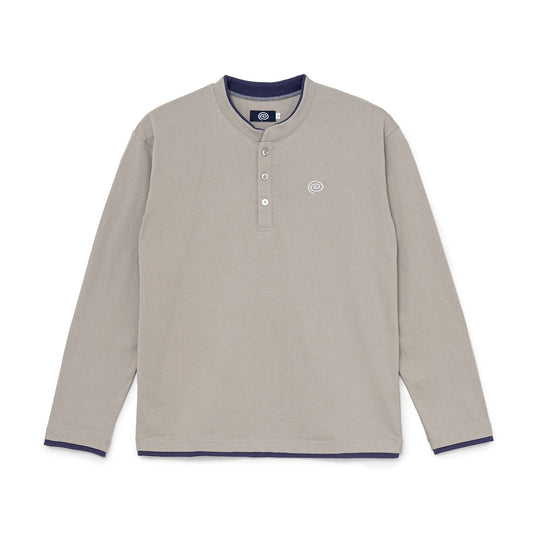 Fake-Layered L/S Tee (GRAY)