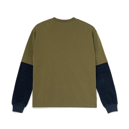 Fake Layered Tee (KHAKI)