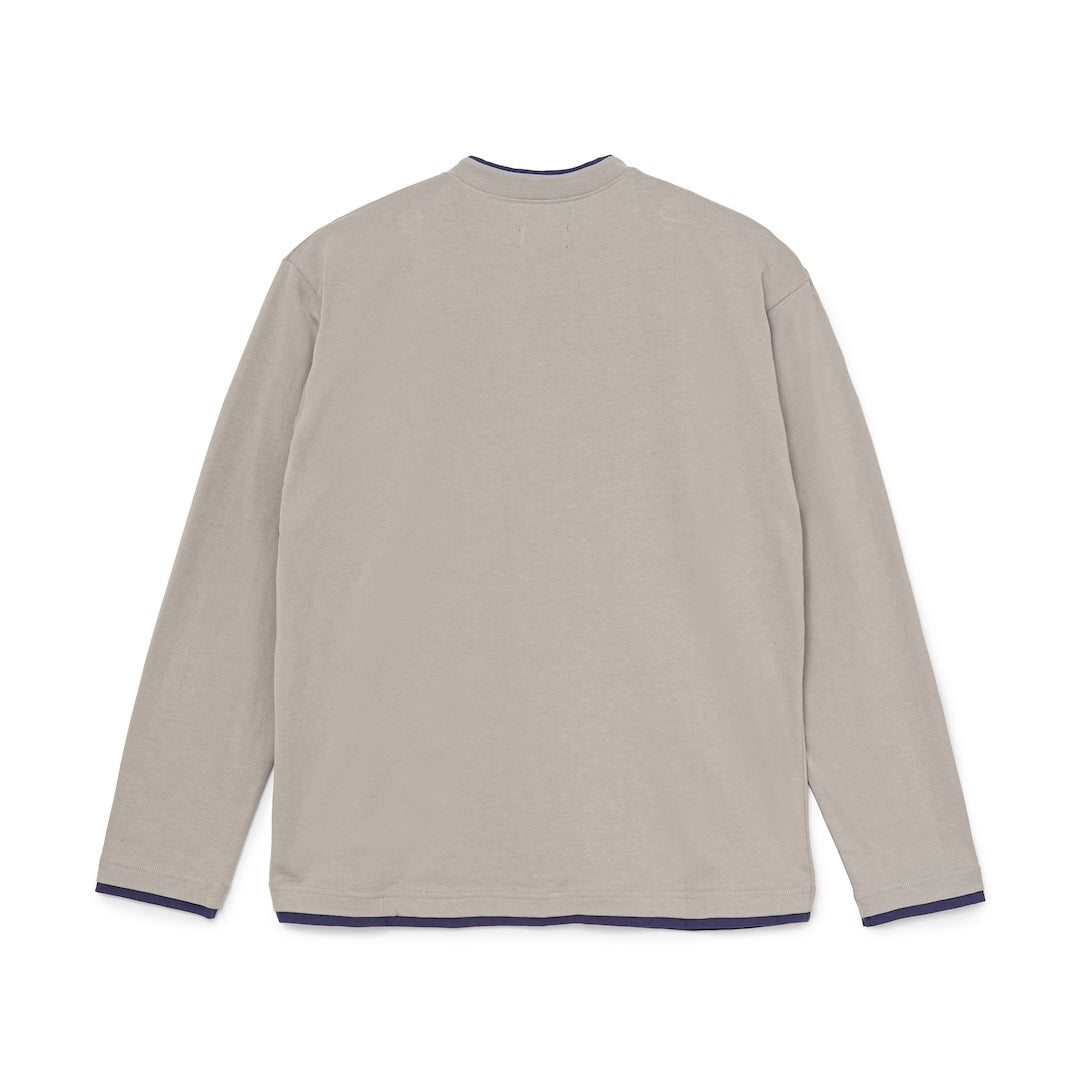 Fake-Layered L/S Tee (GRAY)