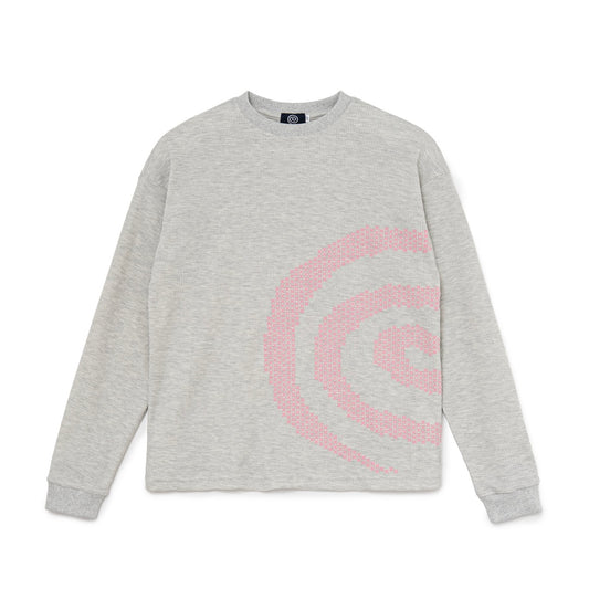 Cross GuruGuru Waffle L/S Tee (GRAY)