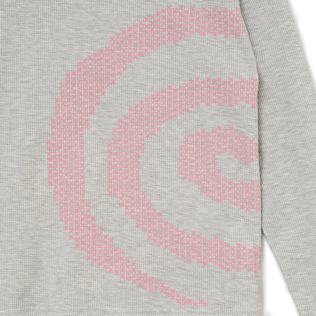 Cross GuruGuru Waffle L/S Tee (GRAY)