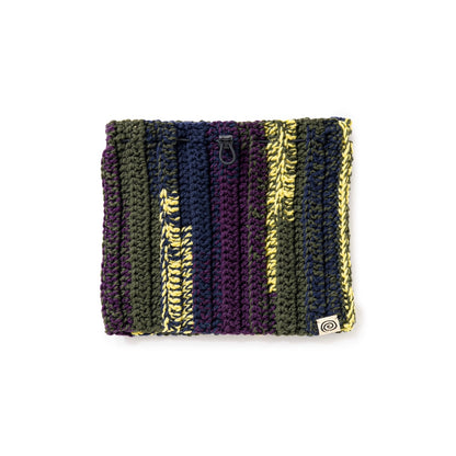 Hand-knitted Neck Warmer (NAVY MIX)