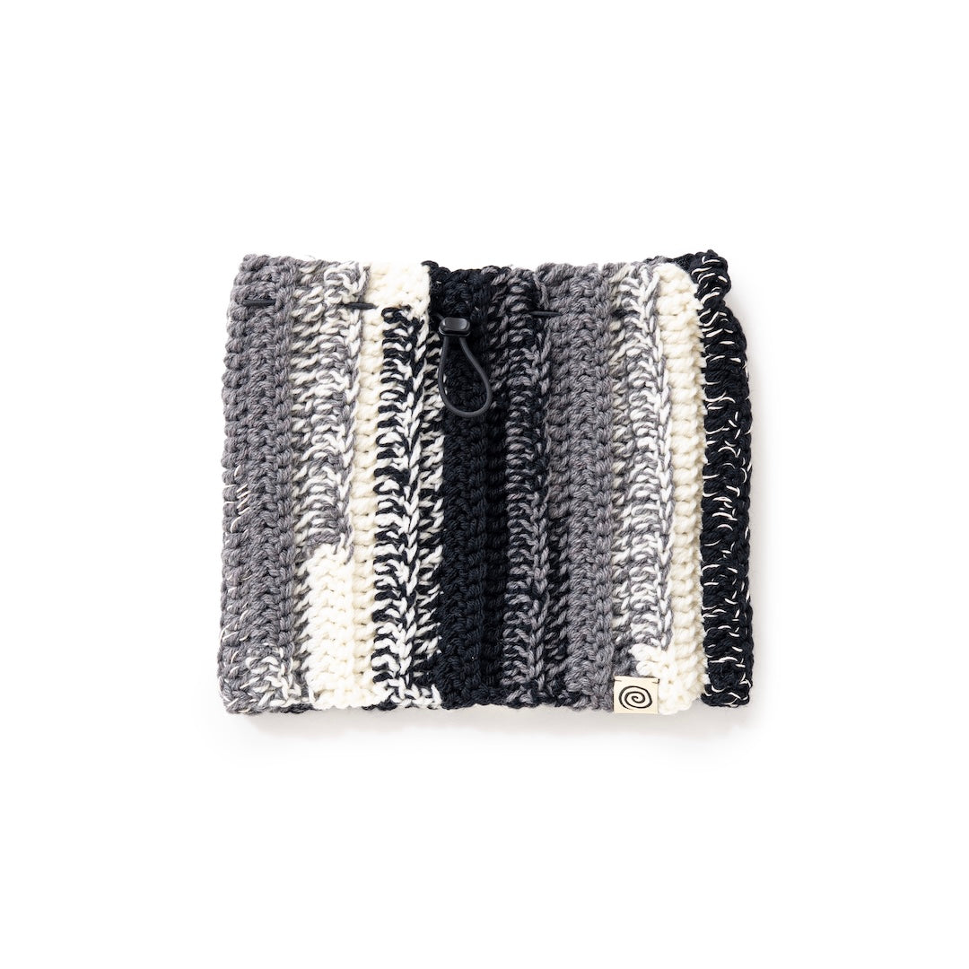 Hand-knitted Neck Warmer (GRAY MIX)
