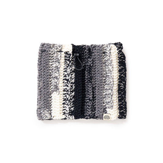 Hand-knitted Neck Warmer (GRAY MIX)