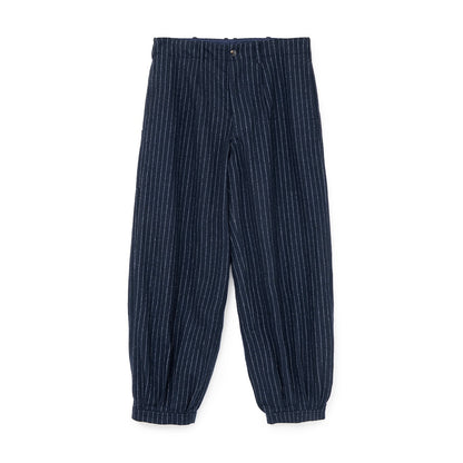 Pin-Stripe Balloon Pants (NAVY)
